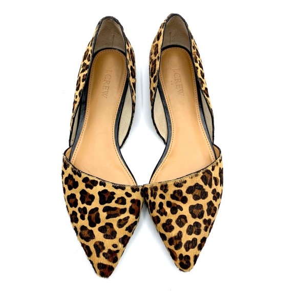 J. Crew Shoes - New J Crew Calf Hair D'orsay Flats Size 9